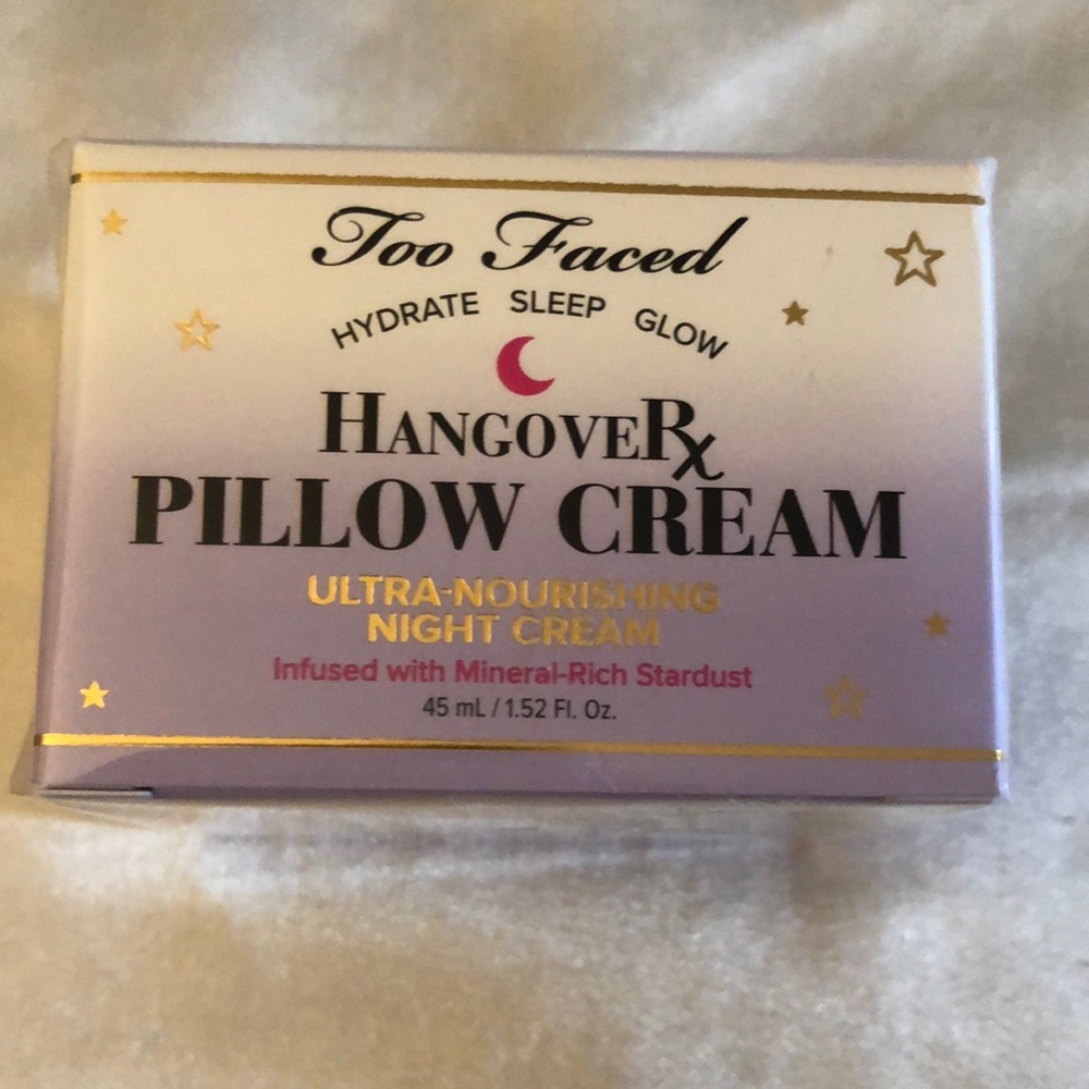 Too Faced Hangover Pillow Cream Ultra Nourishing Night Cream Sealed 45ml NIB